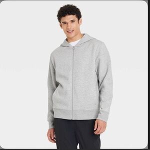 Men's Cotton Fleece Full Zip Hooded Sweatshirt - All in
Motion™  L